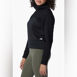 New Balance Heatloft Funnel Neck Pullover Black Size XL